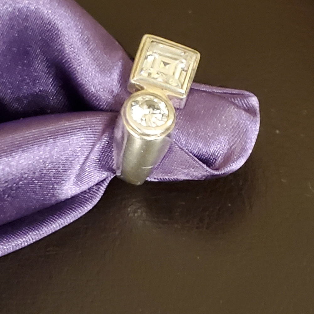 Sterling Silver and crystal ring